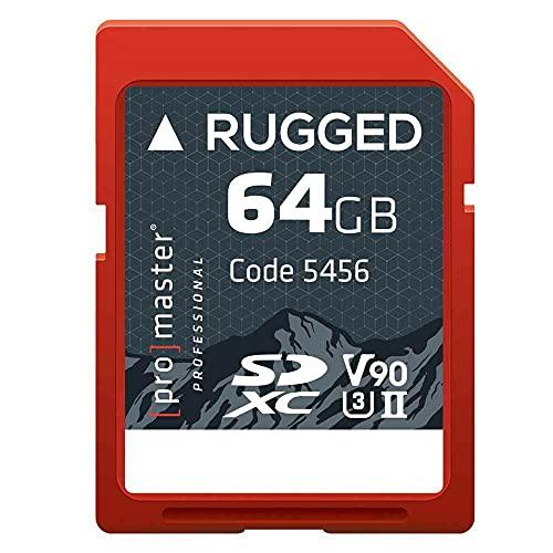 ProMaster ProMaster SDXC 64GB Rugged Memory Card CINE UHS-II, (Model 5456)
