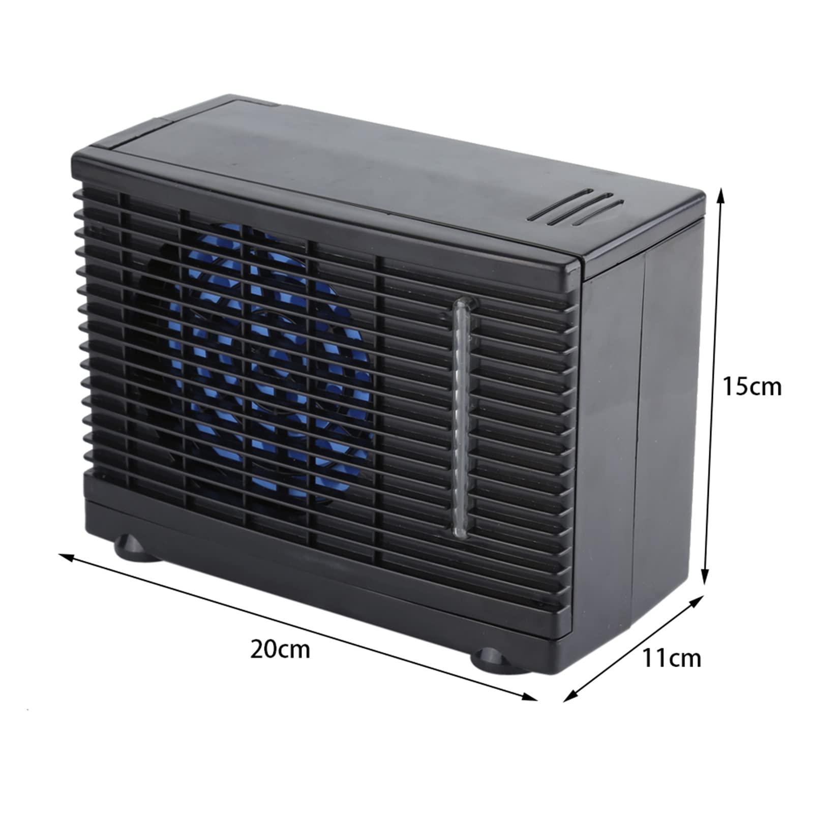 Naroote Car Air Conditioner, Aire Acondicionado Porttil para Carro, Car Air Conditioner Portable Ac for Cars Portable 12V Car Truck Home Mini Air Cooler Evaporative Water Cooling Fan