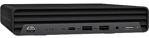 HP HP EliteDesk 800 Business Mini Desktop (Intel 8-Core i7-10700T vPro Platform, 32GB RAM, 1TB PCIe SSD, Intel UHD 630, WiFi 6, Bluetooth 5.3, RJ-45, Win 11 Pro) with Keyboard, Mouse & DKZ Hub
