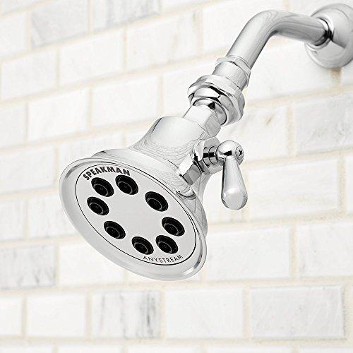 Speakman Speakman Retro S-3015 8-Jet Shower Head, 2.5 GPM, Polished Chrome