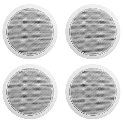 Rockville Rockville 12 CCL6T White 70V 6\" Commercial Ceiling Speakers 4 Restaurant/Office