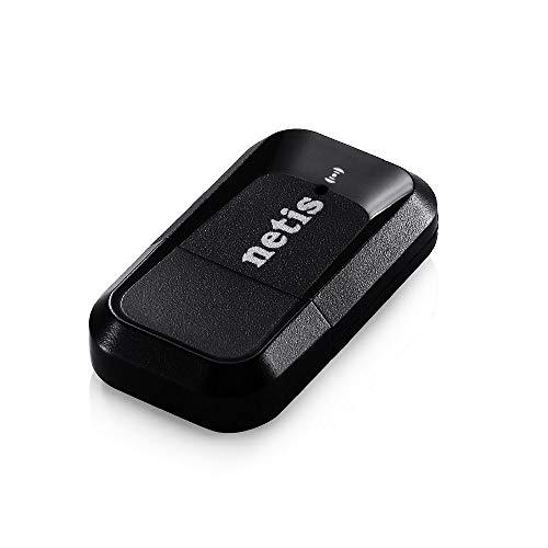 Netis Netis WF2123 300 Mbps High-Speed Wireless N300 Mini USB Adapter for Windows, Mac OS, Linux | 2T2R MIMO Technology with 2.4GHz Range, 300 Mbps Nano
