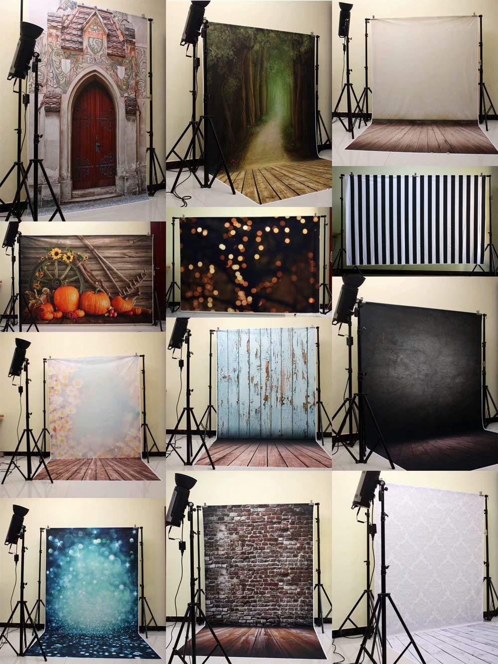 FiVan FiVan 180x300cm(6x10ft) Soft Cotton Fabric Dark Green Backdrop for Photo Studio Photography Retro Portrait Muslin Photo Background W-5054