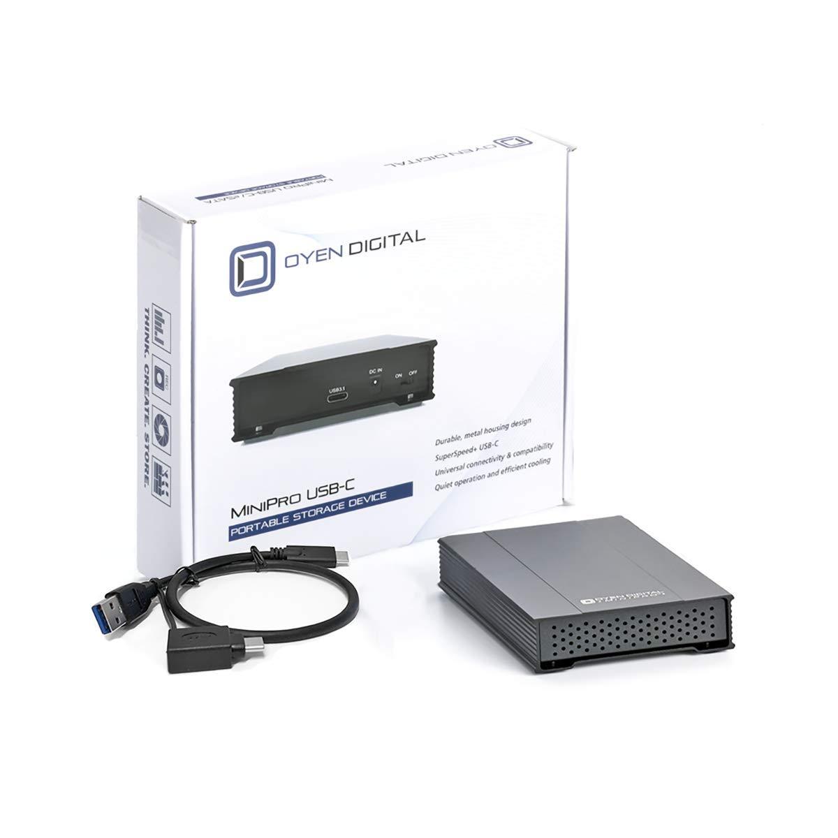 Oyen Digital Oyen Digital MiniPro 2.5" SATA to USB-C External Hard Drive/SSD Enclosure (U31M-C25-G)