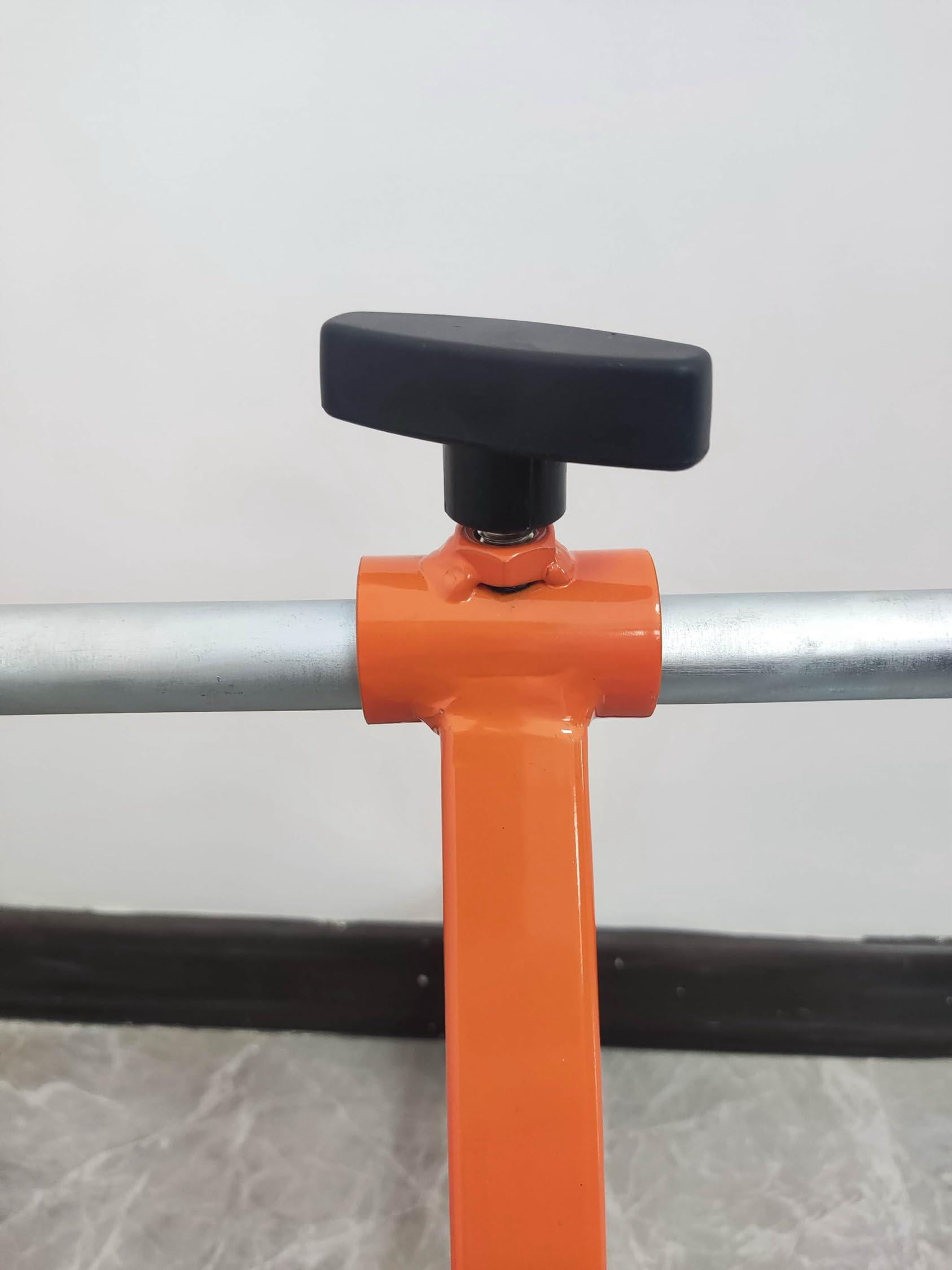 Wire Reel EIP Wire Caddy and 24" Wide Spool Rod | Portable Cable/Wire Spool Rack | Wire Reel Dispenser Heavy Duty Steel Welded Frame for up to 28" Diameter Spools | 220 lb Capacity | Heavy Duty knobs