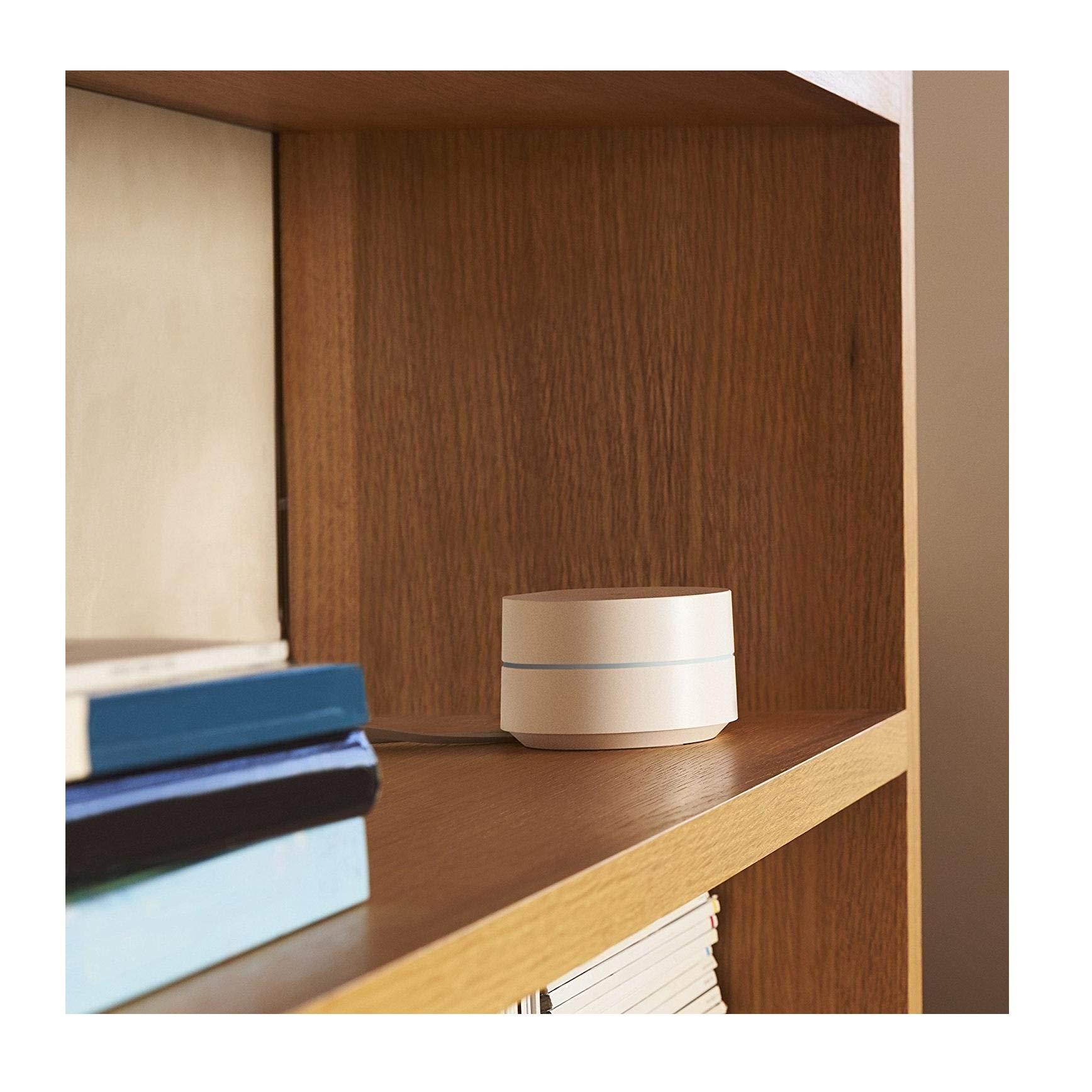 Google Google WiFi System, 1-Pack - Router Replacement for Whole Home Coverage - NLS-1304-25,white