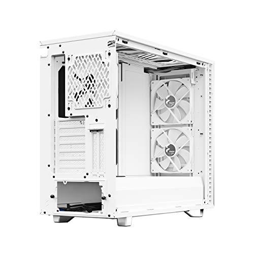 Fractal Design Fractal Design Define 7 White Brushed Aluminum/Steel E-ATX Silent Modular Tempered Glass Window Mid Tower Computer Case