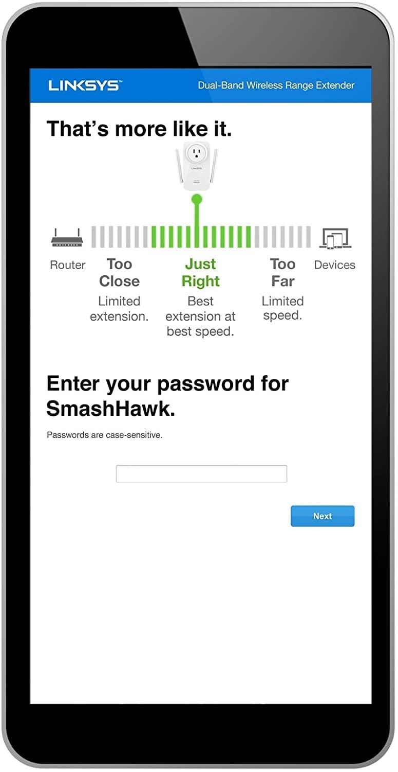 Linksys Linksys WiFi Extender, WiFi 5 Range Booster, Dual-Band Booster, 1,000 Sq. ft Coverage, Speeds up to (AC750) 750Mbps - RE6300