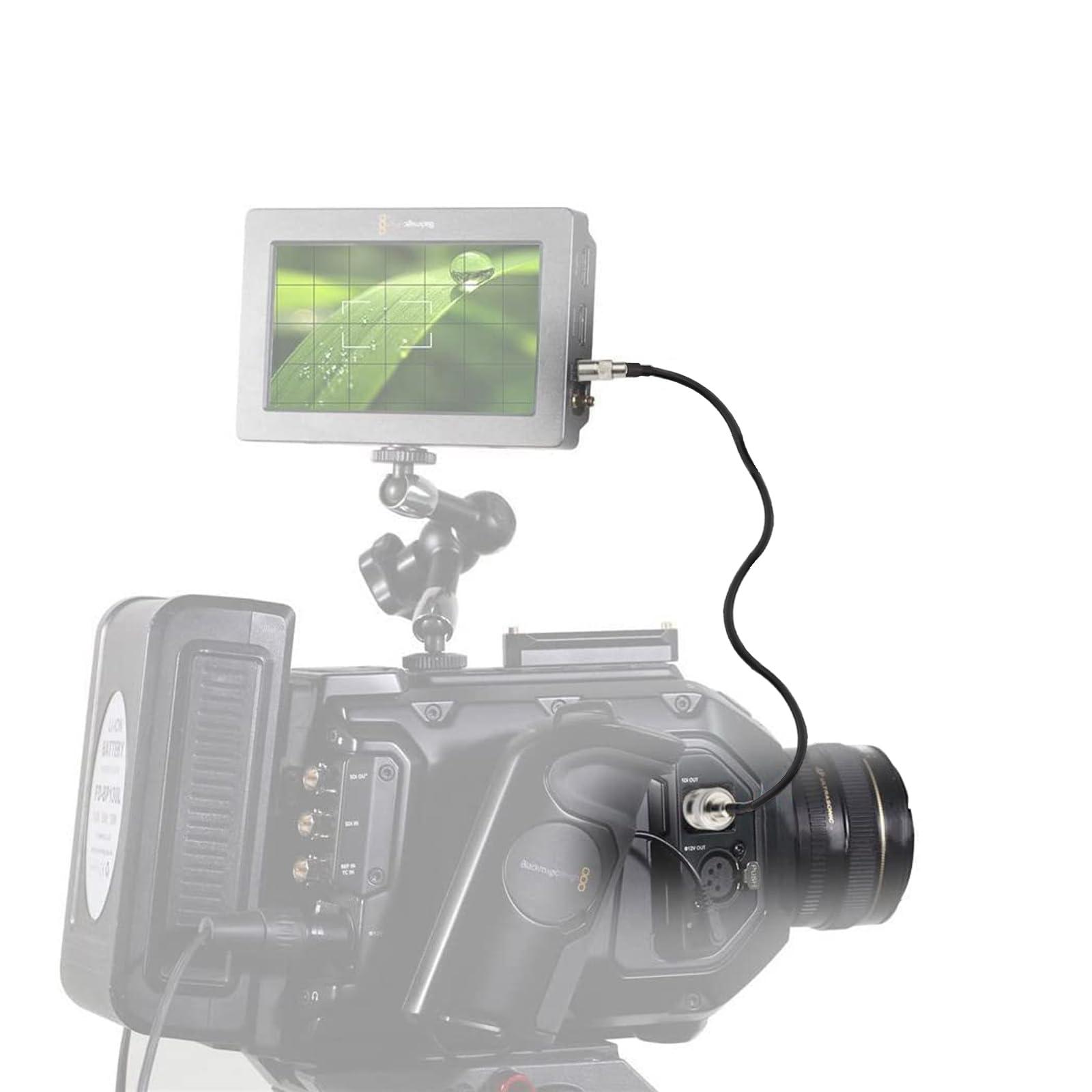 Superbat Superbat DIN to SDI BNC Cable, DIN 1.0/2.3 to BNC Male Belden 1855A Cable 20inch for Blackmagic BMCC/BMPCC Video Assist 4K Transmissions HyperDeck Cameras 2pcs