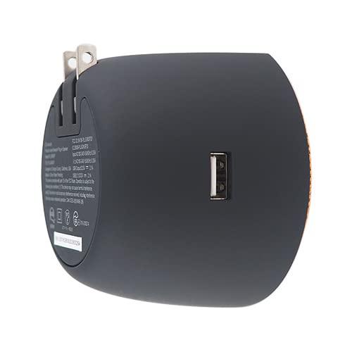 OC Acoustic OC Acoustic Newport Plug-in Outlet Speaker with Bluetooth 5.1 and Built-in USB Type-A Charging Port (Orange/Black)