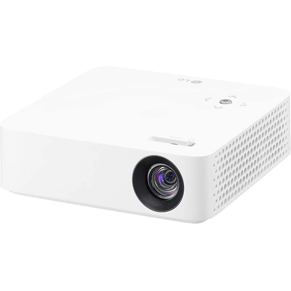 LG LG PH30N CineBeam Portable 250 ANSI Lumens HD LED Projector Bundle With 120\" Minolta 16:9 Indoor-Outdoor Screen