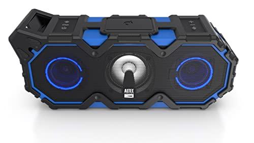 Altec Lansing Altec Lansing Super Lifejacket Jolt - Waterproof Bluetooth Speaker, Durable & Portable Speaker with Qi Wireless Charging and Customizable Lights, Wireless Speaker for Travel & Outdoor Use