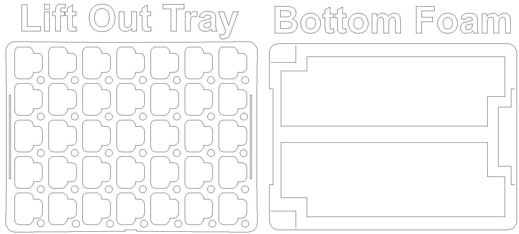 Case Club Case Club Case fits 35 Motorola R2 / CP200 / XPR 3500e Two-Way Radios in Pre-Cut Heavy Duty Wheeled Waterproof Case