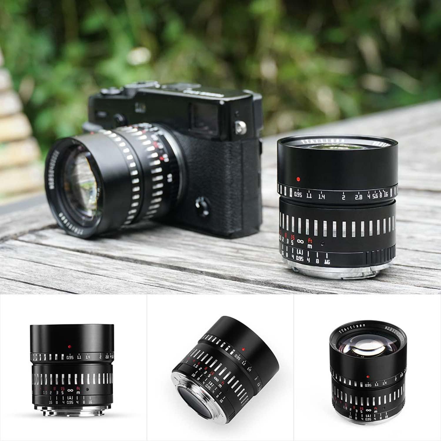 TTARTISAN TTArtisan 50mm F0.95 Lens APS-C Large Aperture Manual Focus Lenses for Sony E Mount Cameras A6000 A6300 A6400 A6500 A9 A7II A7MIII A7MIV A7C NEX-5N NEX-3N NEX-5R