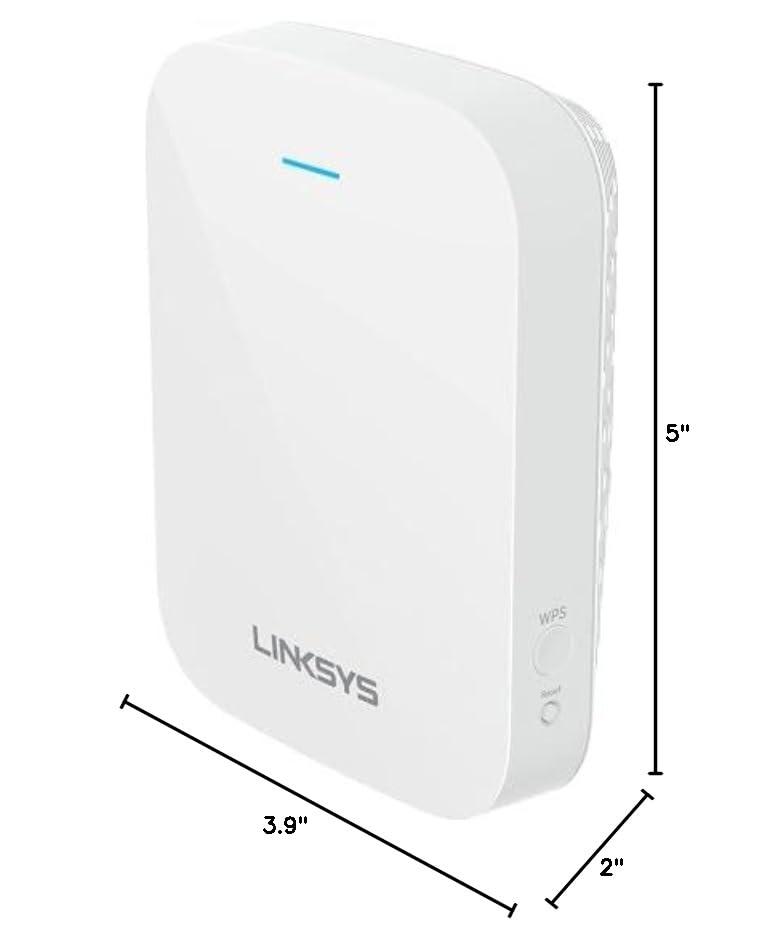Linksys Linksys WiFi 6 Wireless Range Extender | 1.8 Gbps Speed | 2,000 Sq. FT Coverage | RE7350-AMZ | 2024 Release