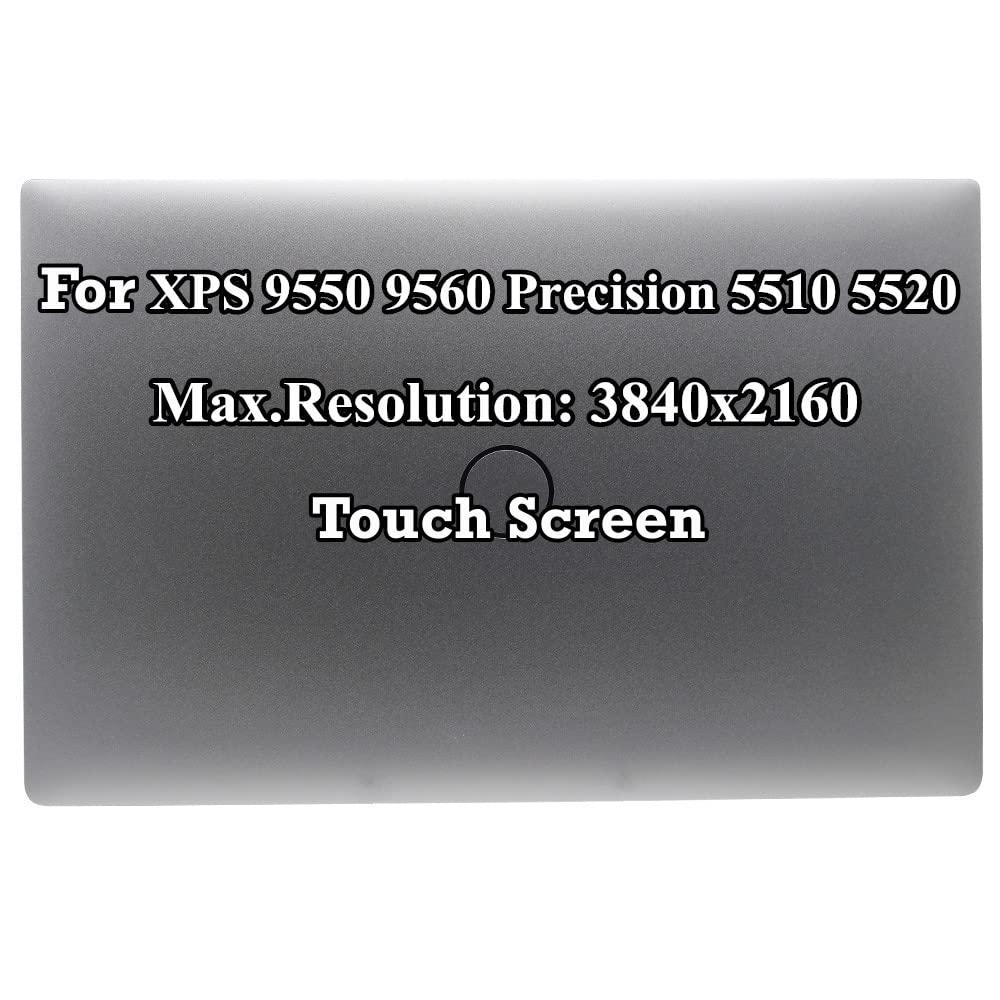 AIVILAND Replacement 15.6\" UHD 4K 3840x2160 LCD Touch Screen LED Panel Assembly Top Display Complete for Dell xps 15 9550 9560 Precision 5510 5520 WW8NY YR0T9 0YR0T9 HHTKR H9P3C X4G28