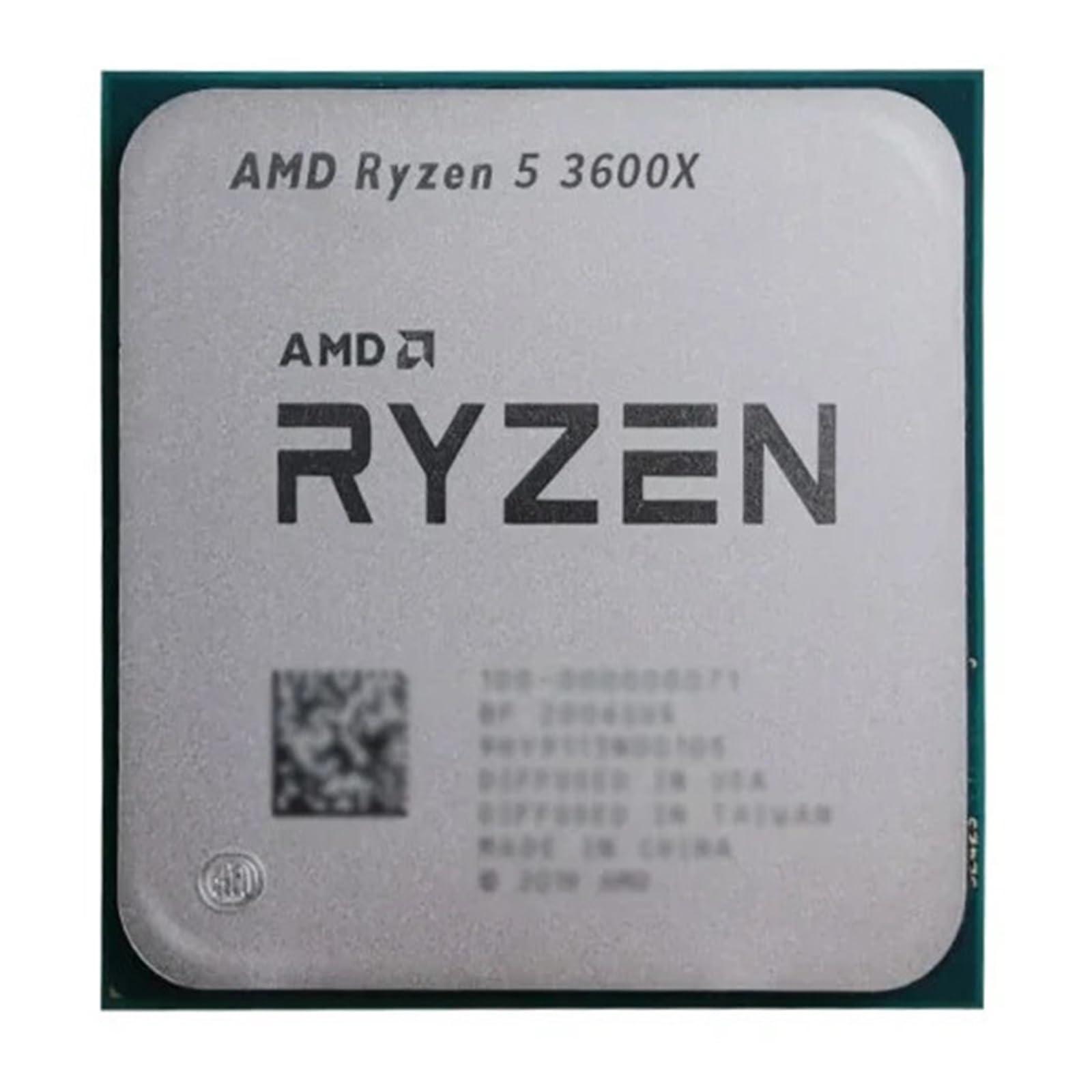 SHGmleZK SHGmleZK Used AMD Ryzen 5 3600X R5 3600X 3.8 GHz Six-Core Twelve-Thread CPU Processor 7NM 95W L3=32M 100-000000022 Socket AM4 but no Fan, ZL666