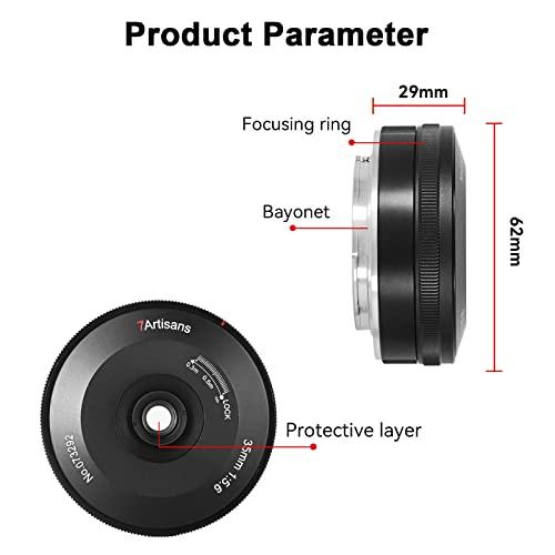 7artisans 7artisans 35mm f5.6 Full-Frame Manual Focus Ultra-Thin Lens for Nikon Mirrorless Camera Z6 Z7 Z50