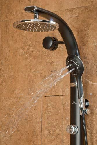 Pulse Pulse 1017-B Bonzai Shower Spa with Black, Black