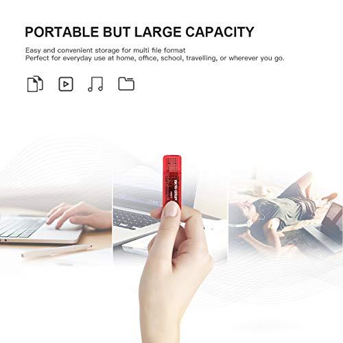 INLAND Micro Center SuperSpeed 2 Pack 16GB USB 3.0 Flash Drive Gum Size Memory Stick Thumb Drive Data Storage Jump Drive (16G 2-Pack)