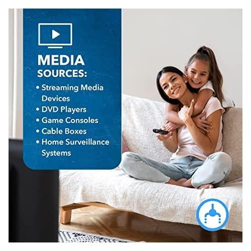 OREI OREI Quad Multi HDMI Viewer 4 in 1 Out, HDMI Switcher 4 Ports Seamless Switcher and IR Remote Support 1080P for PS4/PC/DVD/Security Camera, HDMI Switch VGA Output - HD-401MV