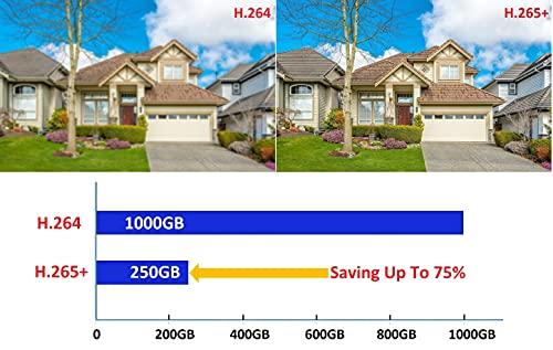 101 AV Inc 101AV 8CH NVR/Network Video Recorder Support up to 8 x 4MP IP Cameras, HDMI/VGA Video Out, Remote Access Anytime Anywhere via Phone/PAD/PC APPs, with 1TB HDD (No PoE & WiFi)