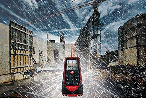 Leica Geosystems Leica Geosystems Leica DISTO E7500i 660ft Laser Distance Measure w/Bluetooth & DISTO Sketch iPad iPhone App, Black/Red