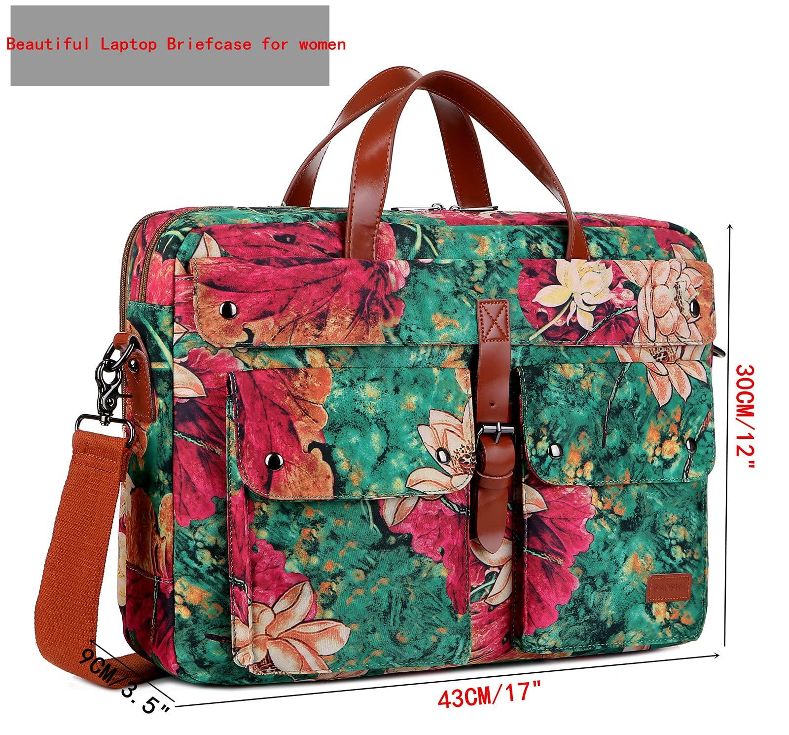 Baosha Baosha Multicoloured 17inch Laptop Computer Bag Messenger Bag Briefcase for Women BC-07 (BS)