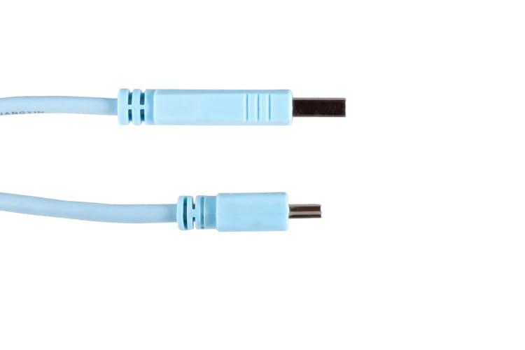 CablesAndKits CablesAndKits USB Console Cable (Compatible with Cisco rollover console cable CAB-CONSOLE-USB), 6ft, USB 2.0 type A to type mini B, Connect to Routers, Switches, and Firewalls