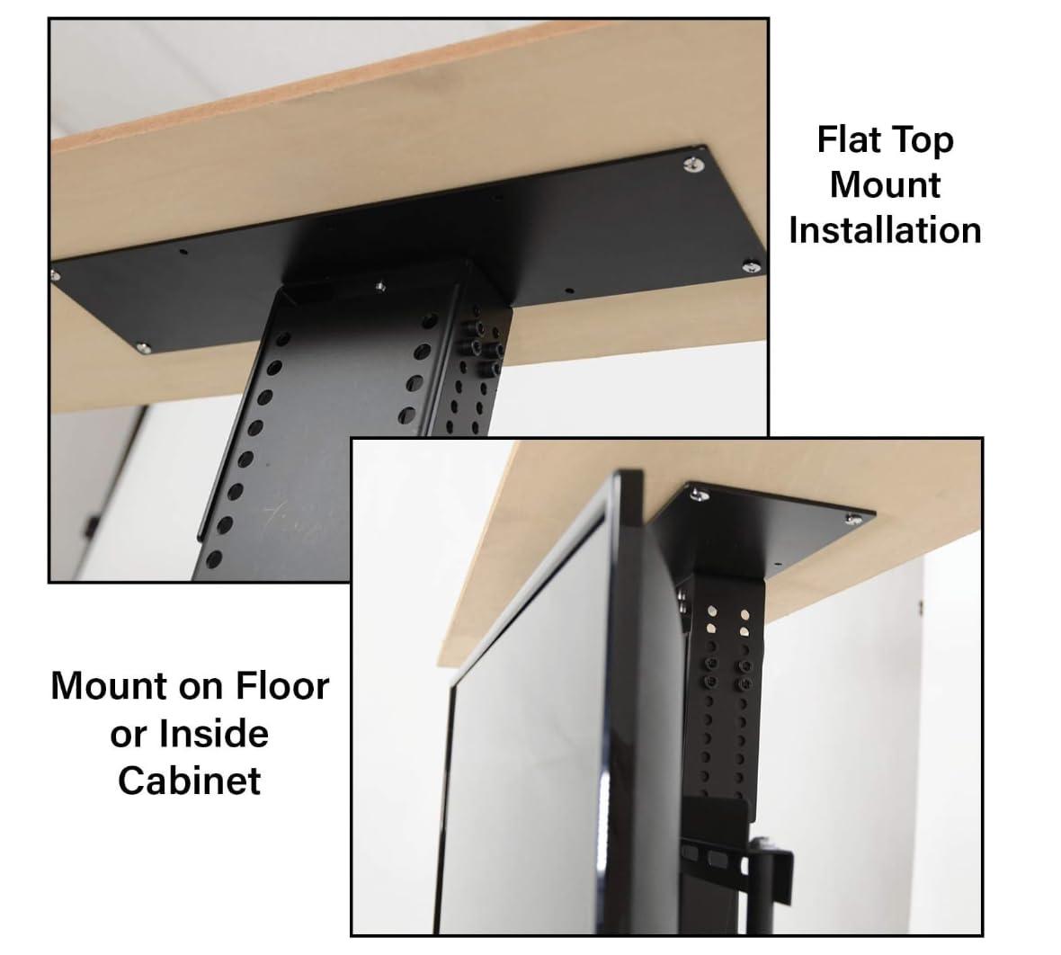 Touchstone Touchstone Valueline Swivel Smart Motorized TV Lift-for 32-70\" TVs-360 Degree Swivel-39 Height Travel-120lb Capacity-Height Memory-Flat Lid Mount-5yr Warrant-Alexa/WiFi Enabled-30010