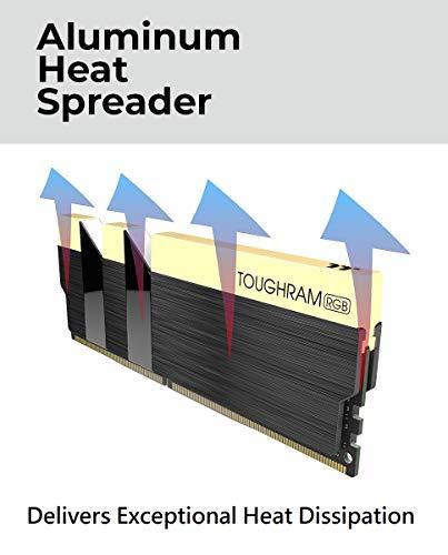 Thermaltake Thermaltake TOUGHRAM RGB DDR4 3600MHz 16GB (8GB x 2) 16.8 Million Color RGB Alexa/Razer Chroma/5V Motherboard Syncable RGB Memory R009D408GX2-3600C18B