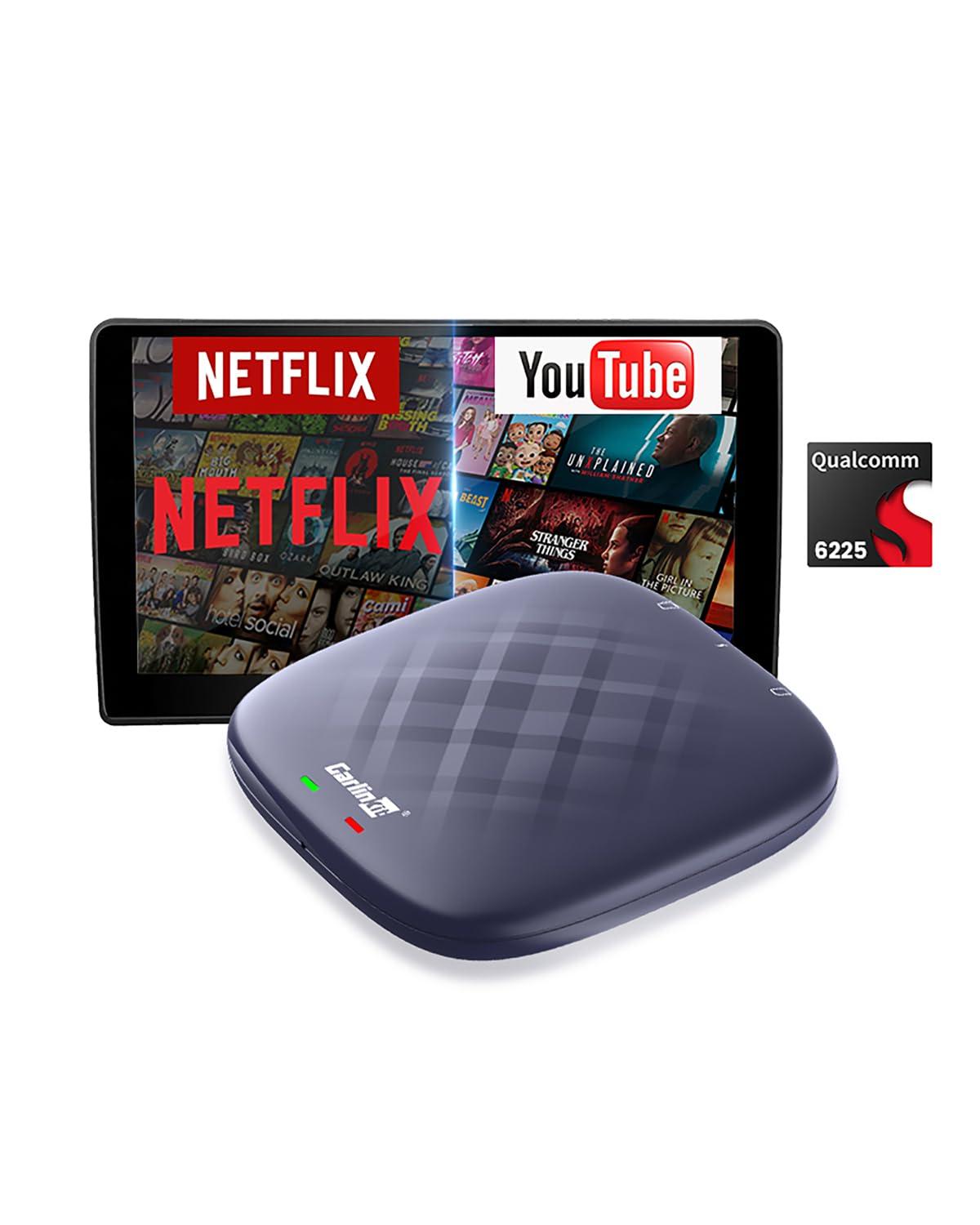 Carlinkit CarlinKit CarPlay Box Streaming Device for Car YouTube, TikTok, Netflix CarPlay Adapter | Convert Wired to Wireless CarPlay & Android Auto | Android 13.0, 8-Core, 8GB+128GB, SM6225, Blue