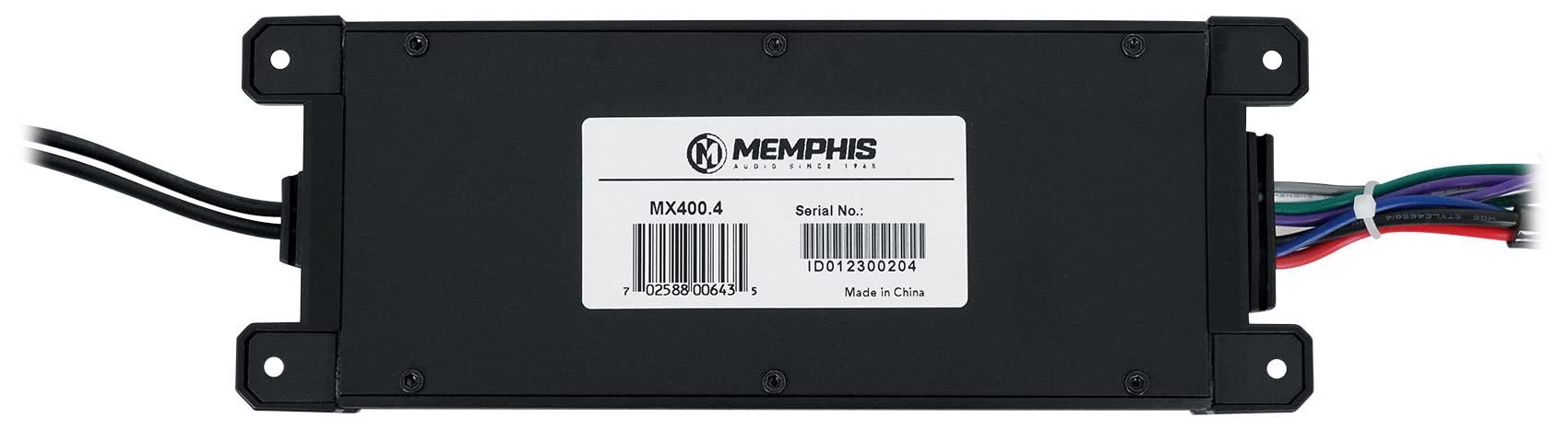 Memphis Memphis Audio MX400.4 400w RMS 4 Channel Powersports UTV ATV Amplifier IP66 Amp