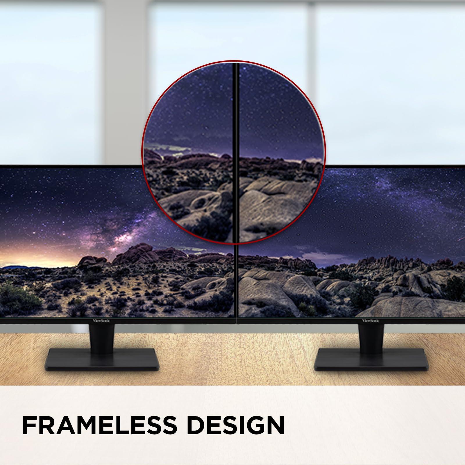 ViewSonic ViewSonic VS2725-2K 27 Inch QHD 1440p Monitor with 100Hz, HDMI, DisplayPort, and Variable Refresh Rate for Home and Office