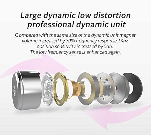 H HIFIHEAR CCA C10 IEMs Headphone 4BA+1DD Hybrid Driver HiFi in-Ear Monitors Earphones with Alloy Faceplace Detachable 2Pin OFC Cable Wired Earbuds for Stage Singer Musicians Audiophile (Matte Black,Without Mic)