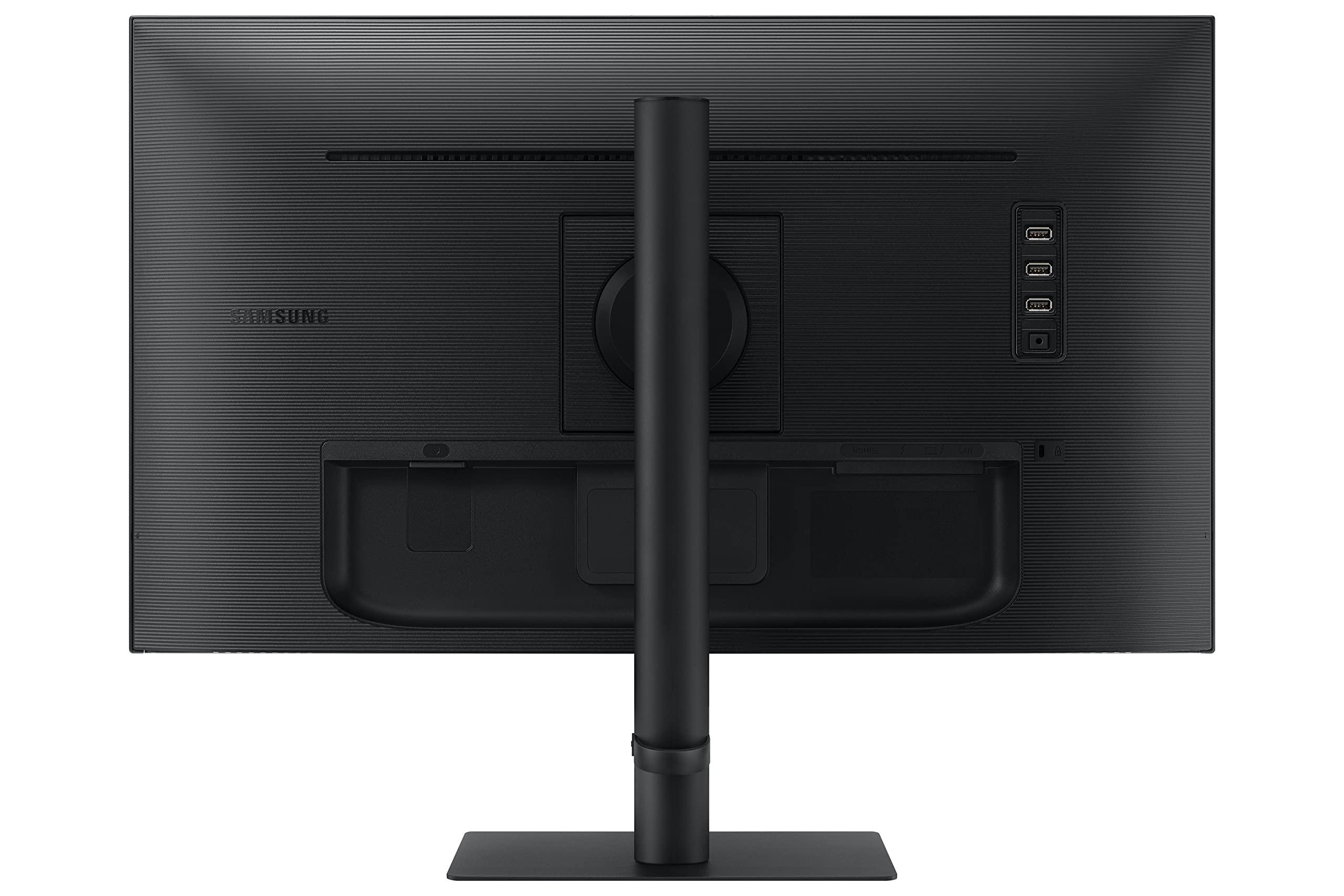 SAMSUNG SAMSUNG 27-Inch ViewFinity S8 Series 4K UHD High Resolution Monitor, IPS Panel, 60Hz, Thunderbolt 4, HDR 10+, Built-In Speakers, Height Adjustable Stand, S27B804TGN, 2022, Black