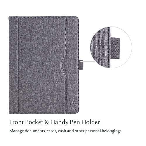 ProCase ProCase Case for iPad Air (3rd Gen) 10.5\" 2019/iPad Pro 10.5\" 2017, Vintage PU Leather Stand Folio Cover for iPad Air 3/iPad Pro 10.5-inch Multiple Viewing Angles with Pencil Holder -Grey