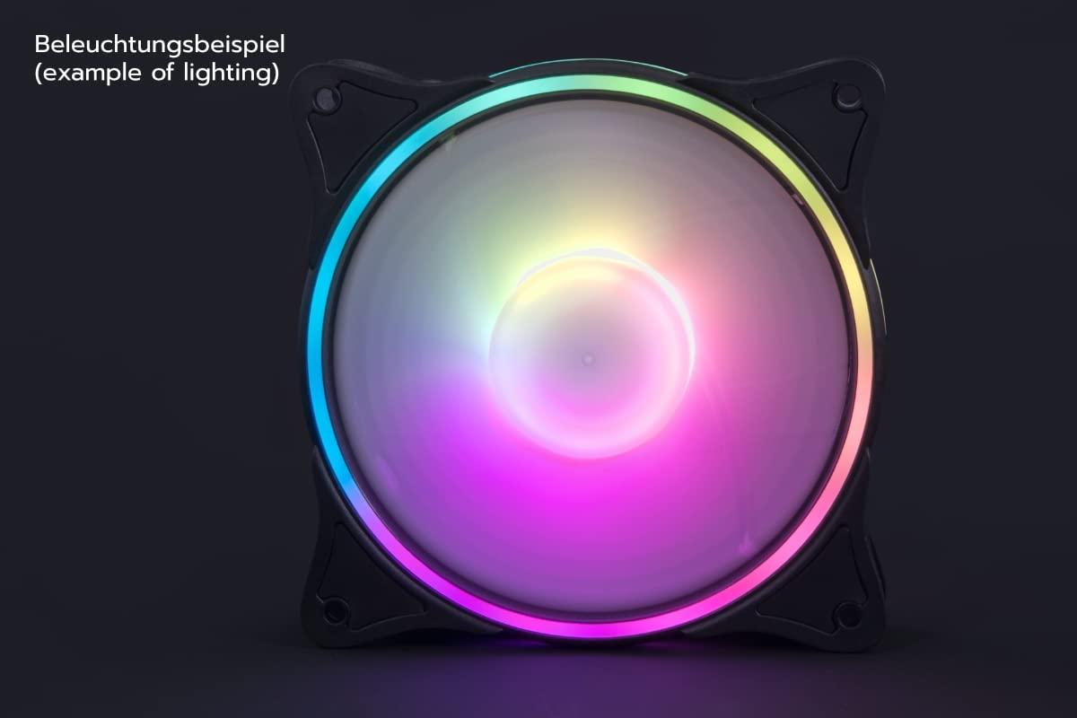 Alphacool Alphacool Rise Aurora 120mm Fan, Digital RGB