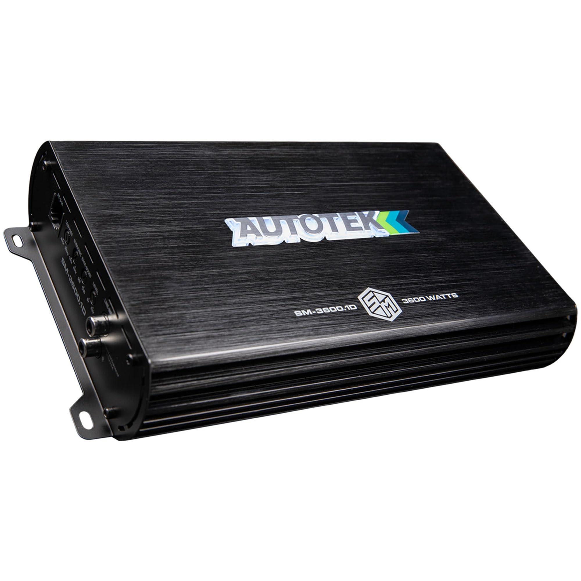 Autotek Autotek 3000 Watt 2 Channel Car Audio Amplifier, Street Machine SM-3000.2D, Black