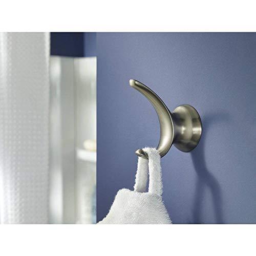 Moen Moen Darcy Double Robe Hook with Press and Mark in Brushed Nickel