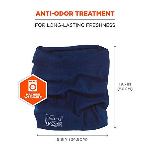 Ergodyne Ergodyne Chill-Its 6486 Fire Resistant Headband, Multifunctional Headwear, Moisture-Wicking, Navy, 10 x 8 x 0.5 Inch