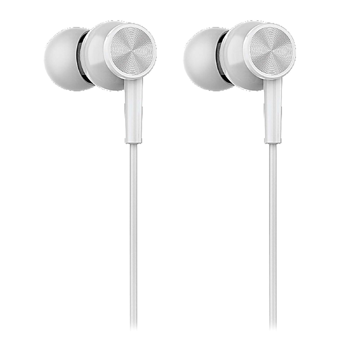 XYST XYST in-Ear Earbuds with Microphone, XYS-E3512 (White)