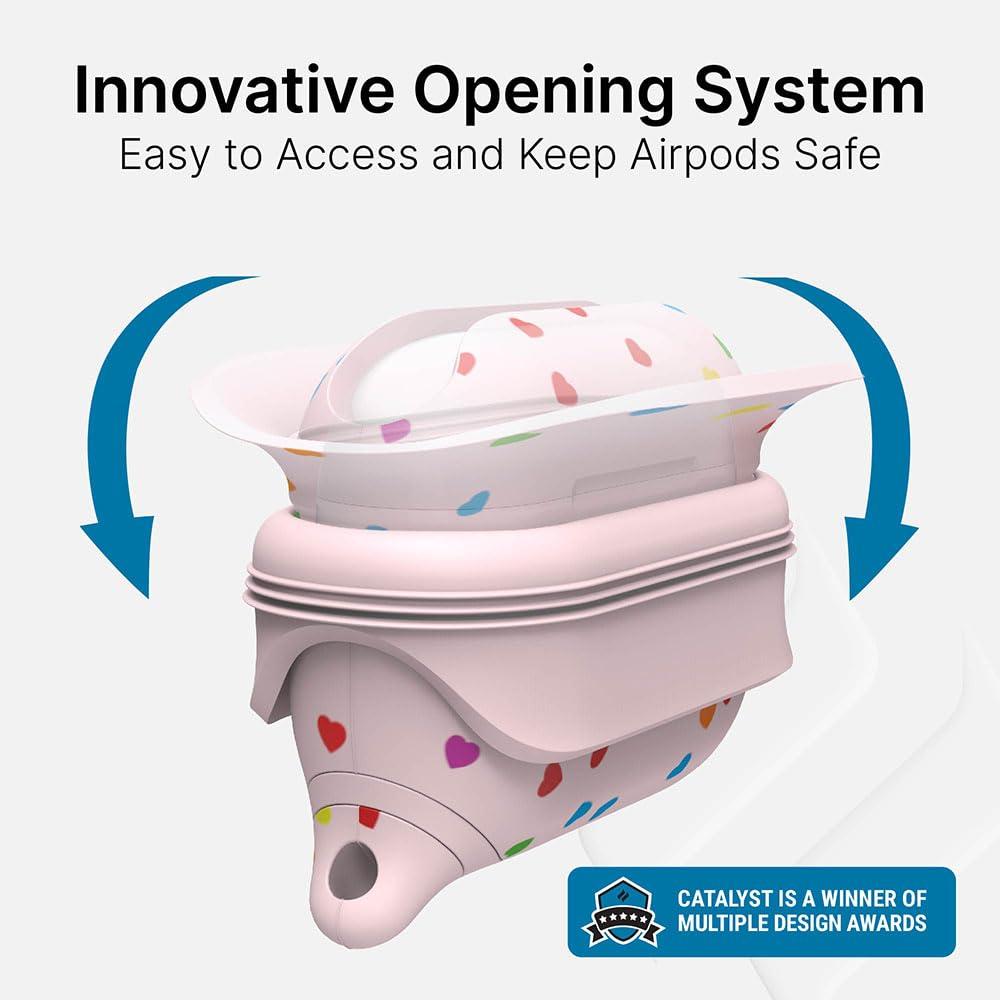 Catalyst Catalyst Waterproof Case for AirPods Pro 2nd Generation and AirPods Pro 1st Generation - Wireless and USB-C Charging Compatible, One Piece Design, High Drop Protection Case with Carabiner