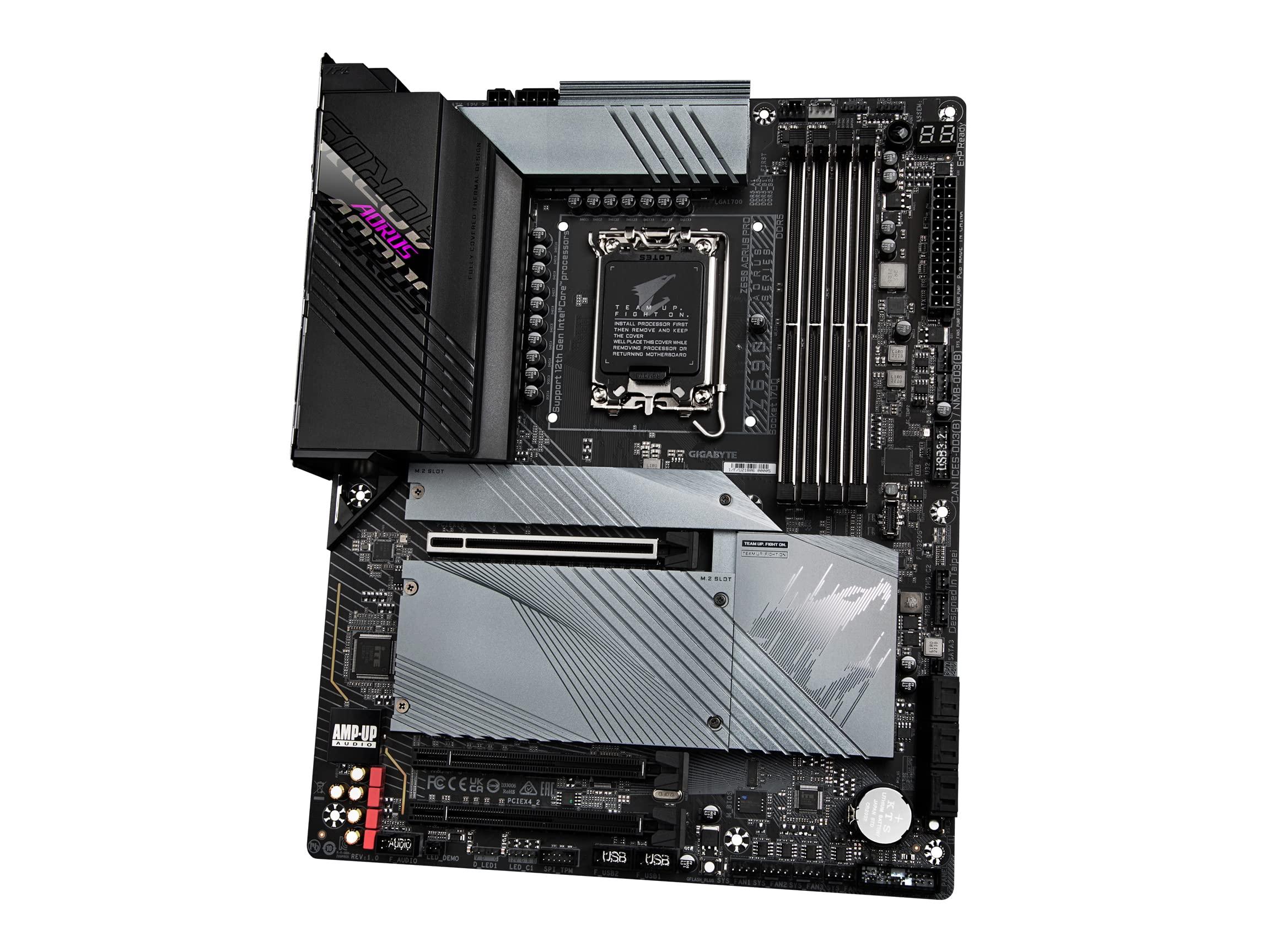 GIGABYTE GIGABYTE Z690 AORUS PRO (LGA 1700/ Intel Z690/ ATX/ DDR5/ Quad M.2/ PCIe 5.0/ USB 3.2 Gen2X2 Type-C/ WiFi 6/ 2.5GbE LAN/ Gaming Motherboard)