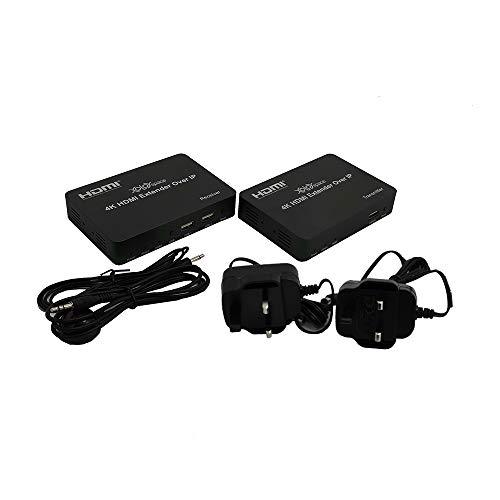 XOLORspace XOLORspace HT005 4K 150M HDMI KVM Extender Over IP Transmit 4k 30hz HDMI Signal Plus KVM (Keyboard and Mouse) up to 492ft by CAT6 Cable