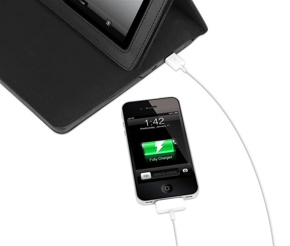 it.innovative technology Justin Power 11,600 mAh Rechargeable Power Case Designed for iPad (Generations 1, 2, 3 and 4), Black