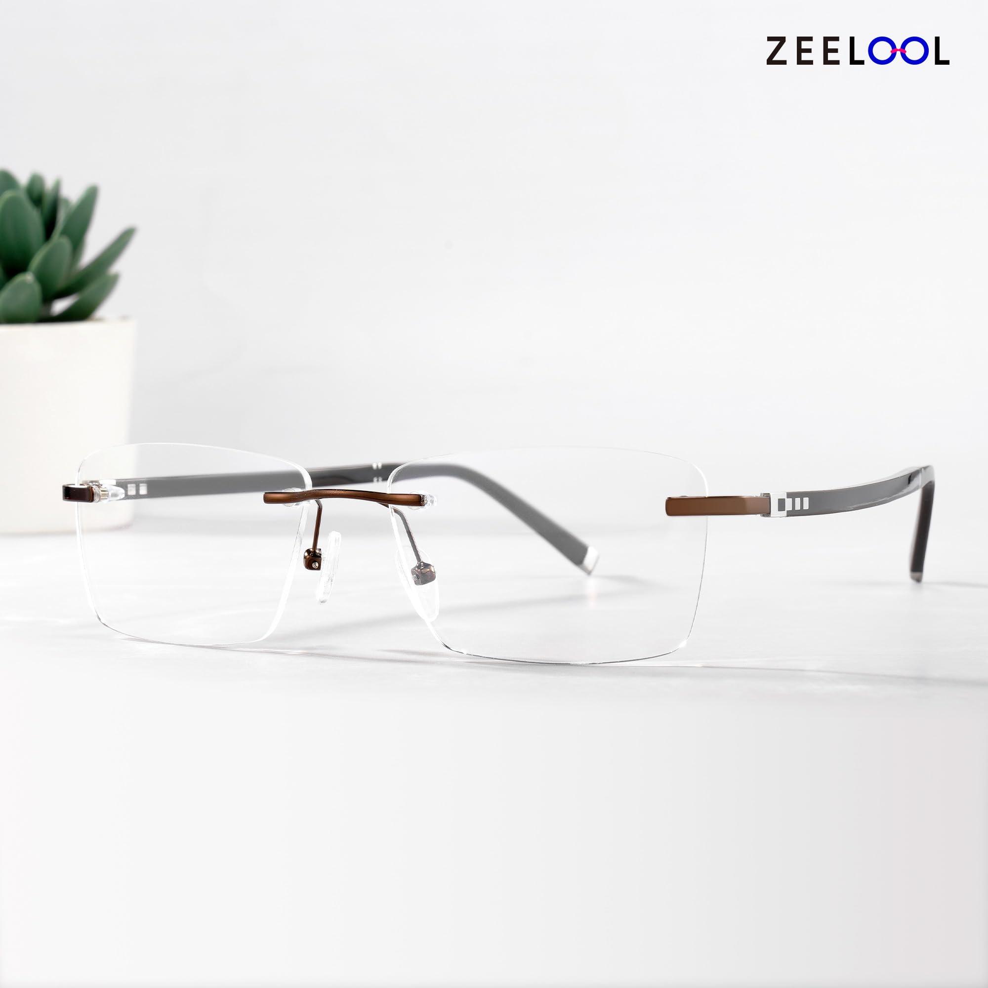 Zeelool Zeelool Rectangular Frame Blue Light Blocking Glasses for Women Men ZJGM819097