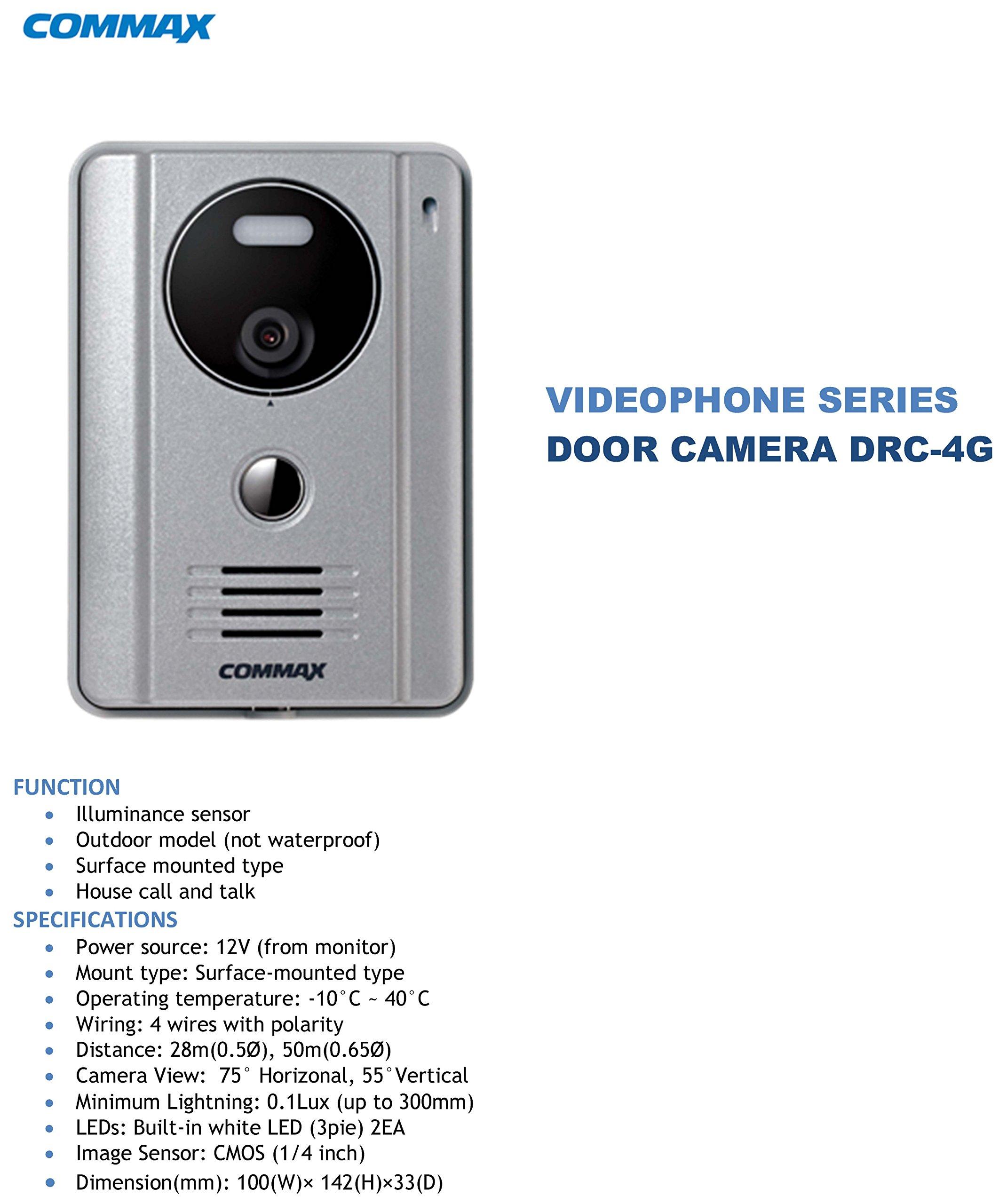 ComMax Commax Videophone Series Door Camera DRC-4G