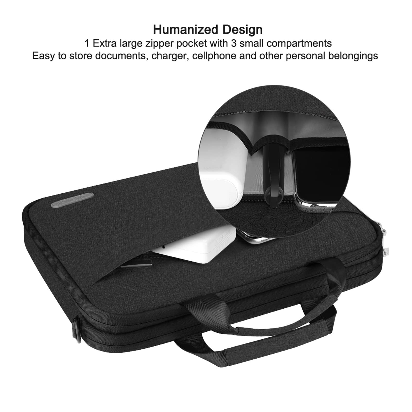 ARVOK ARVOK 15 15.6 16 Inch Laptop Sleeve Case with Strap, Notebook Computer Briefcase Carrying Bag for HP/Dell/Lenovo/Asus/Acer