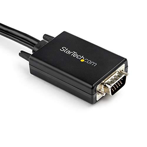 StarTech StarTech.com 6ft VGA to HDMI Converter Cable with USB Audio Support & Power - Analog to Digital Video Adapter Cable to Connect a VGA PC to HDMI Display - 1080p Male to Male Monitor Cable (VGA2HDMM2M)